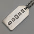 1977 British sterling silver jubilee ingot pendant and sterling silver chain, total weight 43g CJ